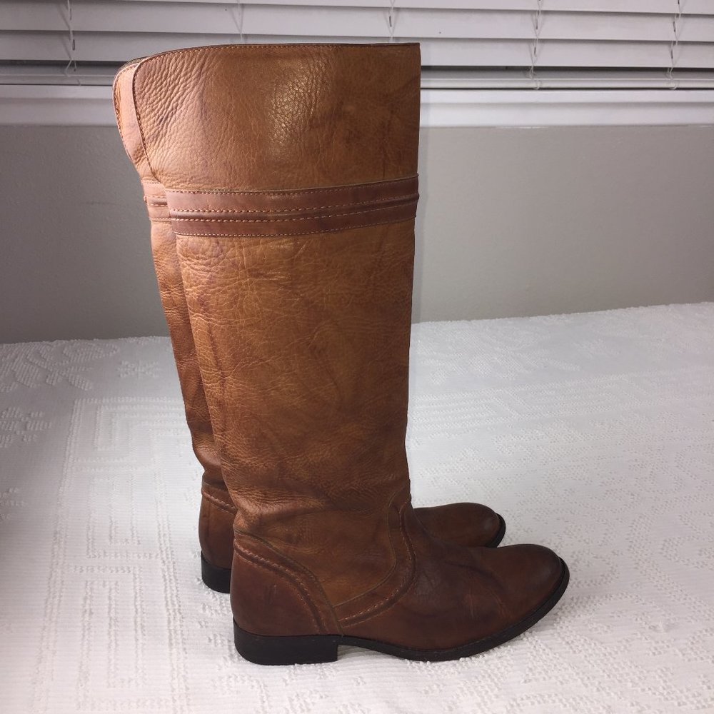 frye tall leather boots